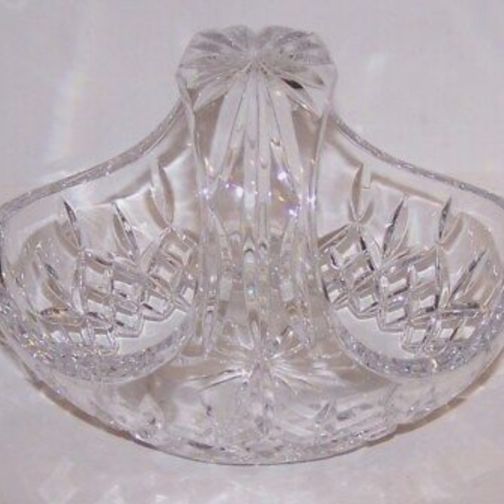 Waterford Lismore Crystal Basket - Picture 3 of 5